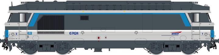 Jouef SNCF 4-achsige Diesellokomotive BB 167424 Multiser (Spur H0)