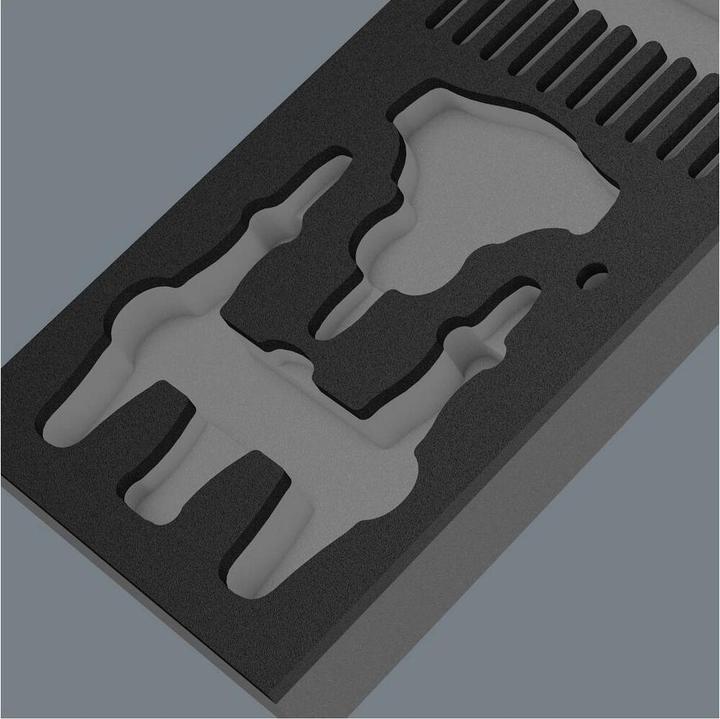 Actual product image Wera Foam insert KK ratchet set 1 empty 9852