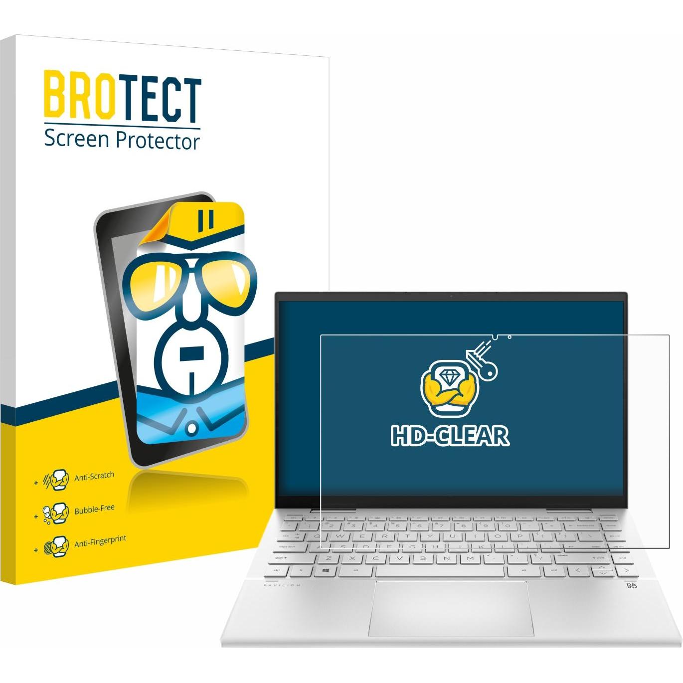 BROTECT Schutzfolie Displayschutz Klar (360"), Notebook Schutzfolie