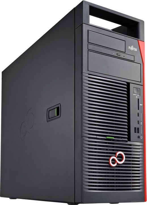 Actual product image Fujitsu CELSIUS M7010, power, W-2235 ECC SSD, NVMe, DVD-SM, W10P/W11P, without Keyb (Intel Xeon W-2235, 512 GB, 512 GB)