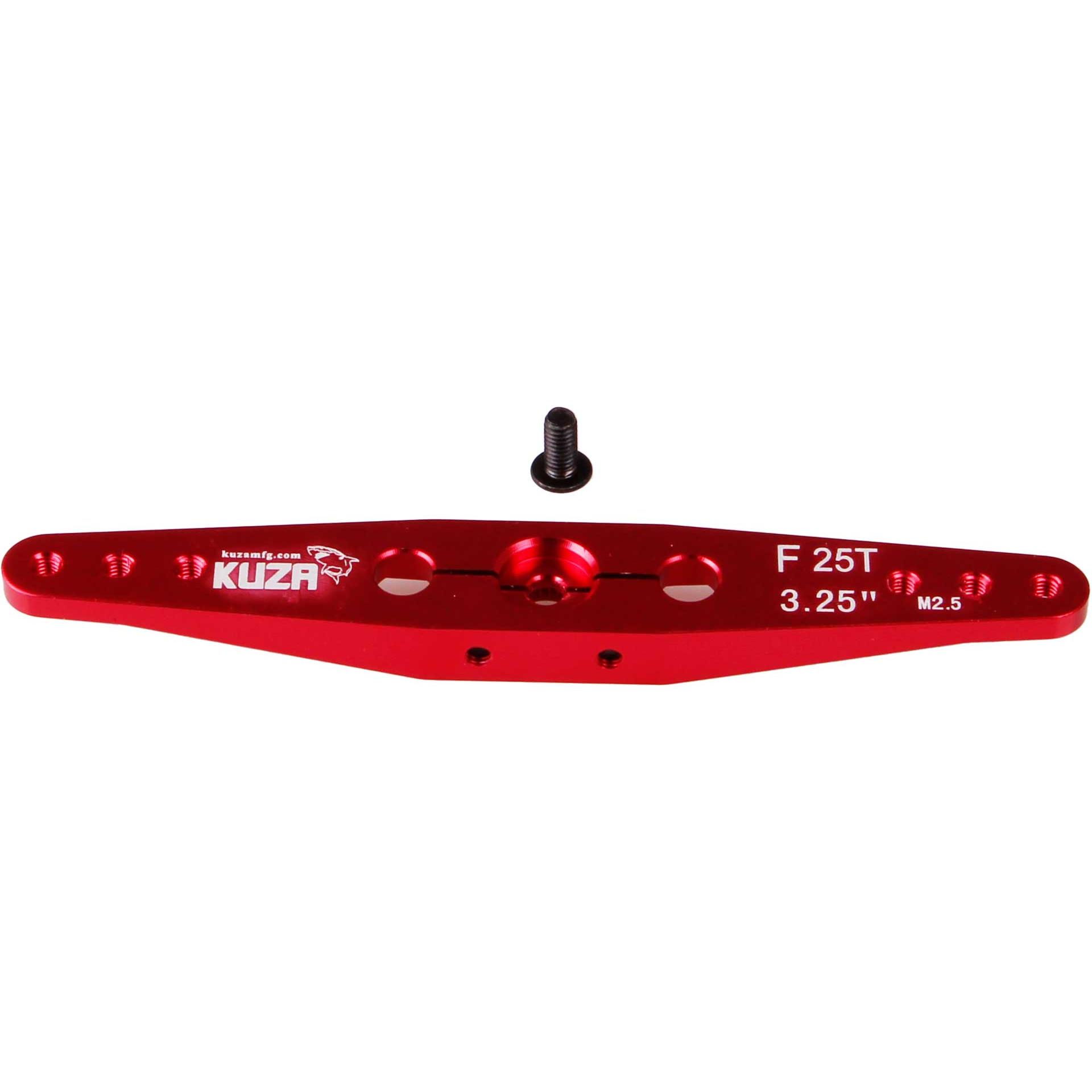 Kuza Servohebel 2-Arm Futaba 25T 84/72/60mm 3.25" M2,5mm Heavy Duty V2 Aluminium