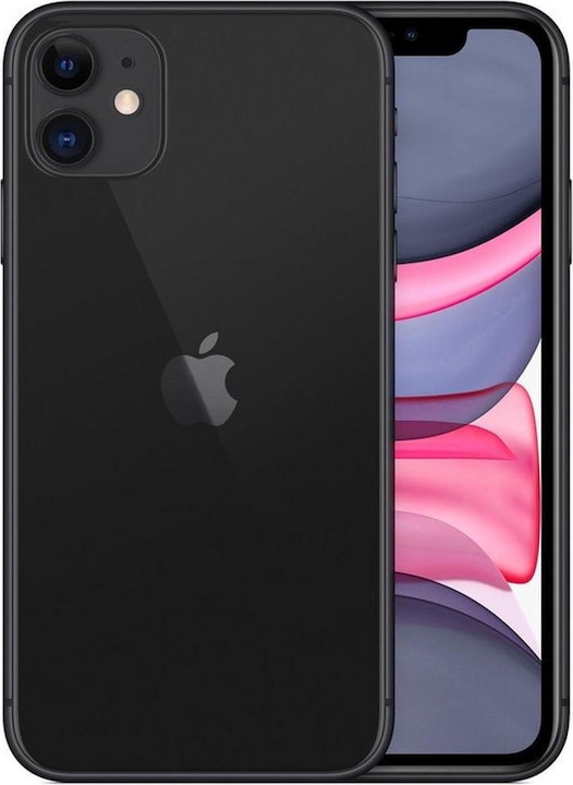 No Name iPhone 11 remis à neuf (très bien) 64 Go 6,1 pouces (15,5 cm) iOS 16 Noir (64 Go, Noir, 6.10", 12 Mpx, A / Comme neuf)