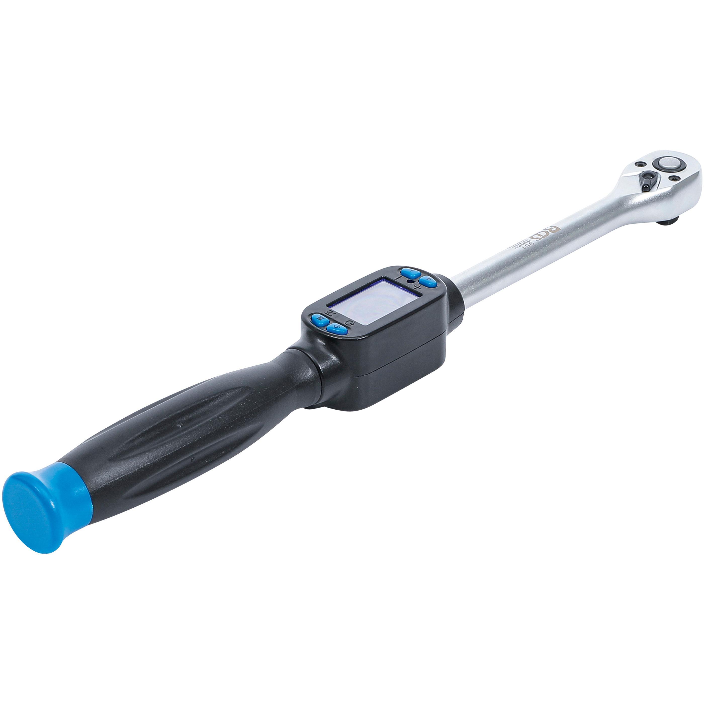 BGS, Drehmomentschlüssel, Digitaler Drehmomentschlüssel Abtrieb Aussenvierkant 10 mm (3/8") 27 - 135 Nm (3/8", 27 Nm, 13...