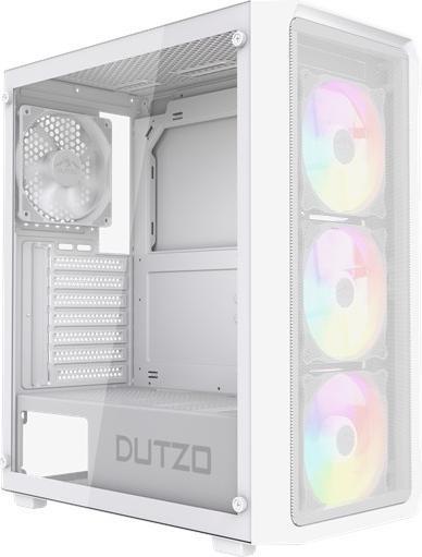 Produktbild Dutzo C321 Mesh TG ARGB - Kabinet - Miditower - Hvid (ATX)