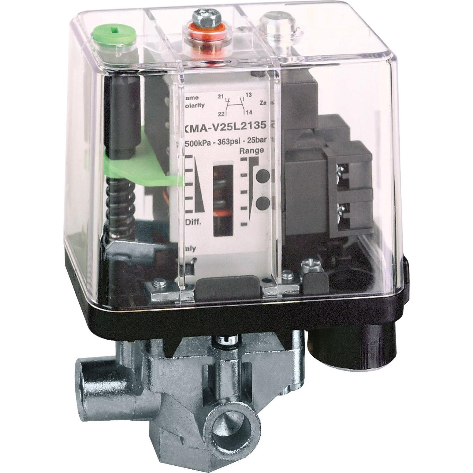 TE Sensors Druckschalter 3,5-25bar, Taster + Schalter