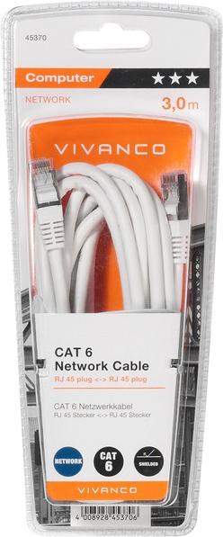 Produktbild Vivanco Netzwerkkabel (F/UTP, CAT6, 3 m)