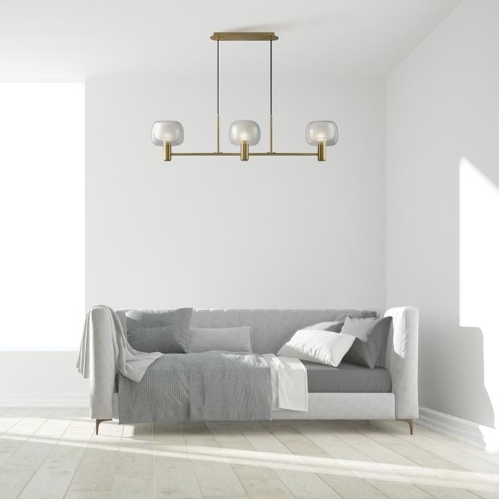 Actual product image Maytoni Vision Pendant Light, Pendant 3x E14 Gold Colour (E14)