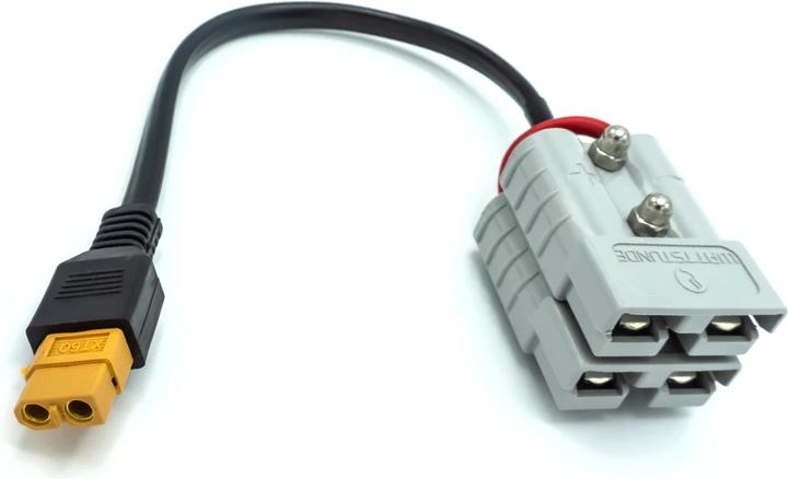 Actual product image Voltima AK-XT60-A50.2-S Y-series connector XT60 female to 2x Anderson A50