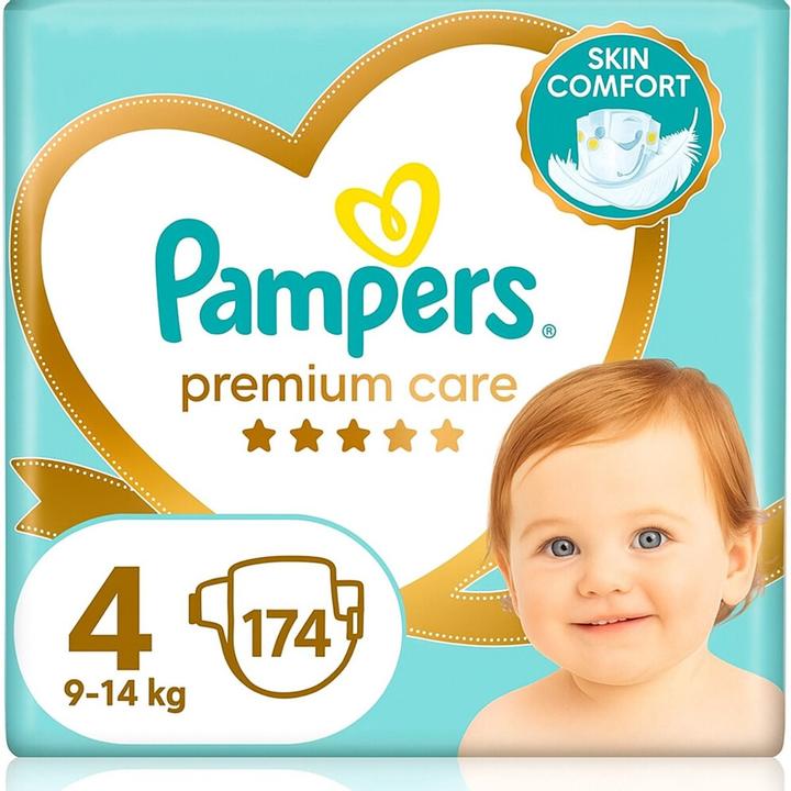 Actual product image Pampers Premium Care (Size 4, 174 pcs.)