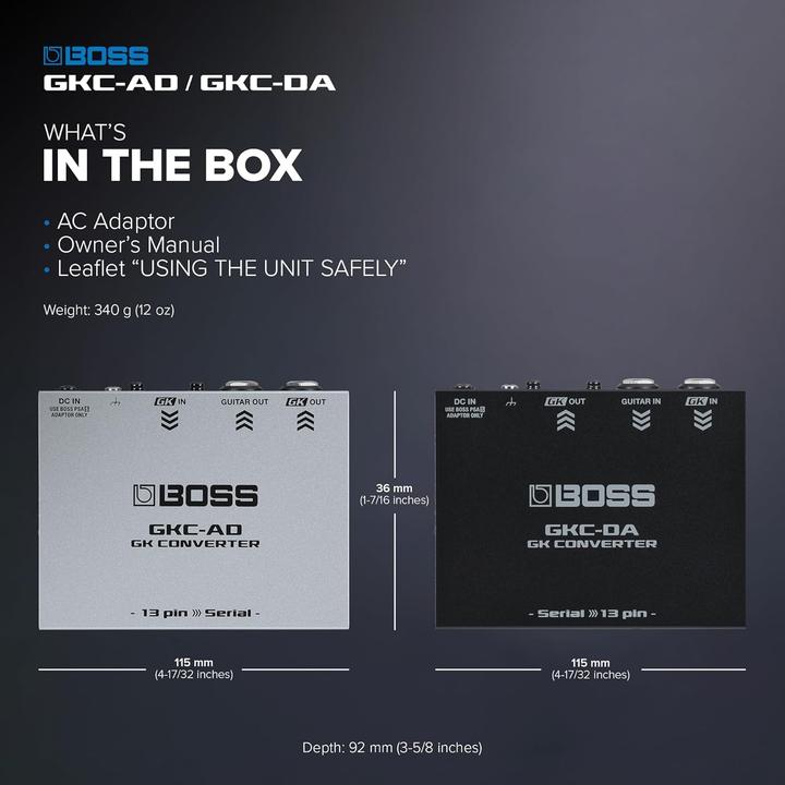 Image du produit BOSS (Electronics) GKC-AD (Transformateurs)