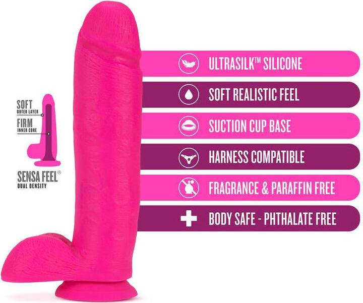 Produktbild Blush Neo Elite 10inch Cock With Balls Neon Pink