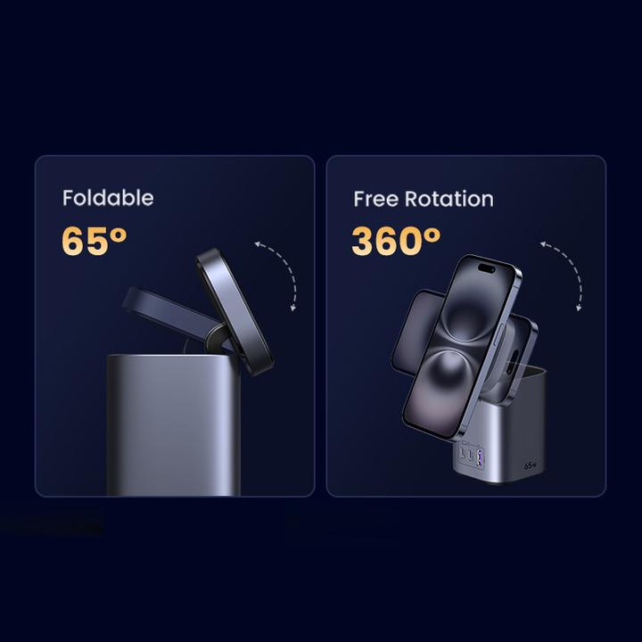 Actual product image Ugreen Desktop Fast Charger 2in1 (65 W)