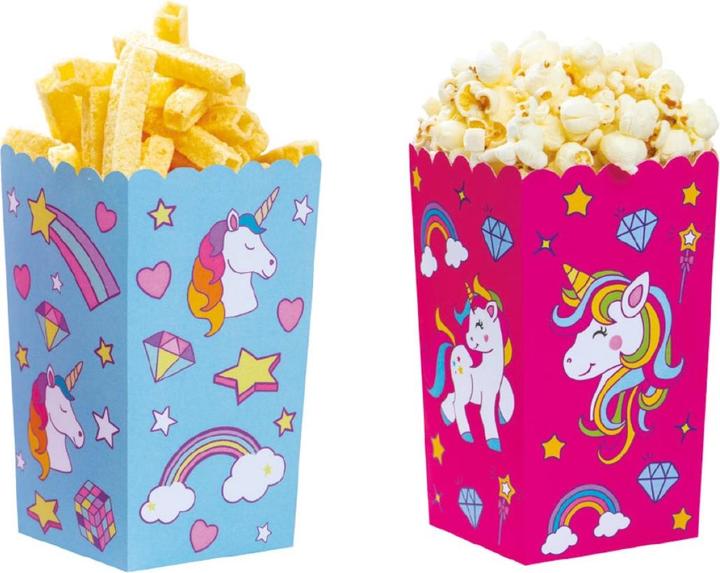 Actual product image Decora Popcorn box - Unicorn (6pcs) (6x)
