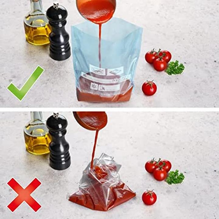 Actual product image Albal Reusable bags for food freezer 45 pieces (45x)