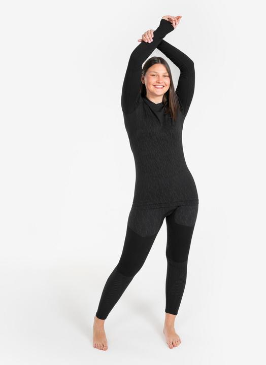 Produktbild Kipsta Damen/Herren Funktionsshirt langarm - Keepdry schwarz (XL)