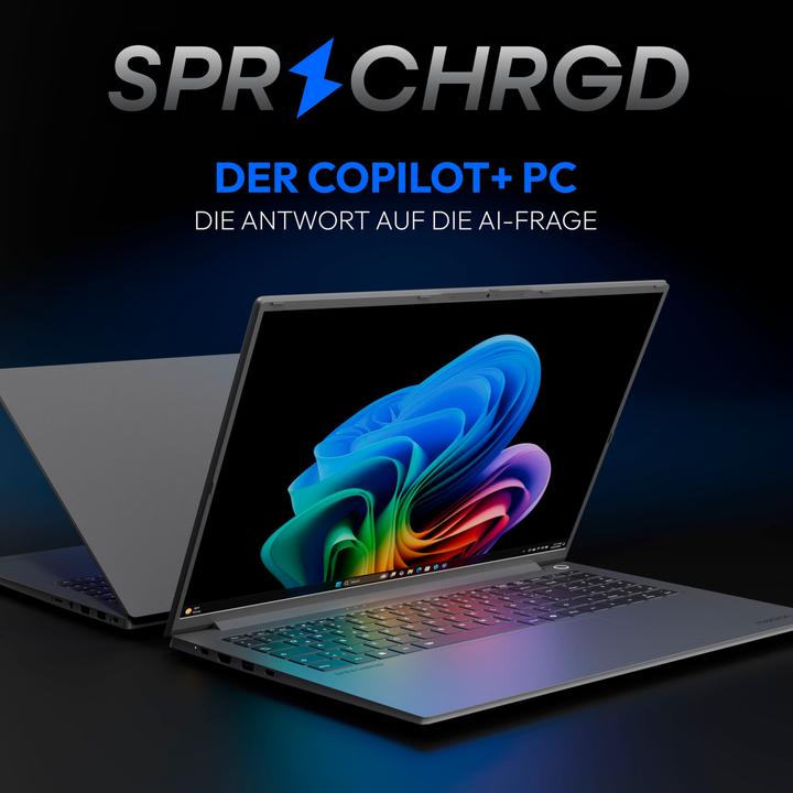 Immagine prodotto Medion SPRCHRGD 16 S1 OLED Copilot+ PC (16", 1000 GB, 32 GB, DE, Intel Core Ultra 7 258V)