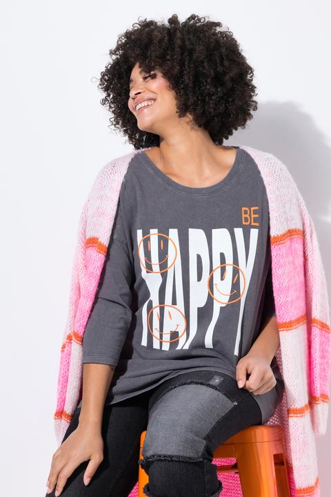 Actual product image Angel of Style T-Shirt, Boxy Fit, Happy, Vintage Look (46)