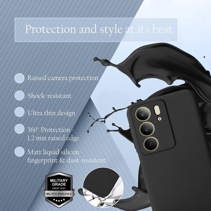 Image du produit Cadorabo Coque pour Realme C75 TPU Liquid Silicone Case (Siemens CC75)