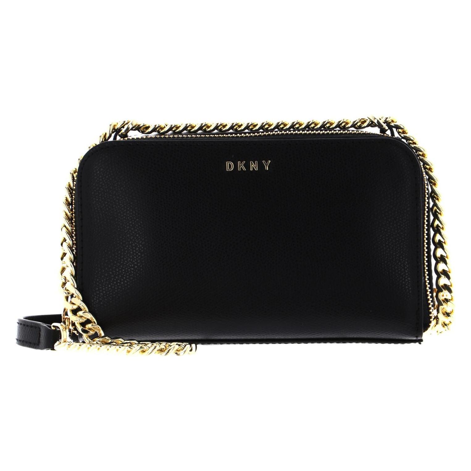 Dkny, Damen, Handtasche, Felicia Double Zip Crossbody, Schwarz