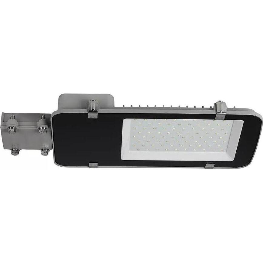 V-TAC, Gartenbeleuchtung, VT50ST LED Strassen Lampe SAMSUNG Chip 50W Grau Gehäuse 6500K (4700 lm, IP65)