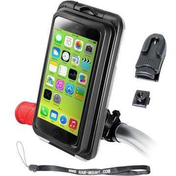 RAM Mounts RAM Bicycle Mnt Aqua Box, Smartphone Halterung, Schwarz, Transparent