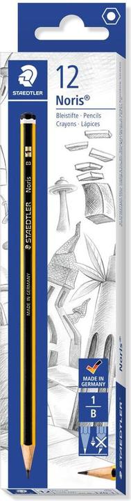 Actual product image Staedtler Noris pencil, B (2 mm, B, 12 x)