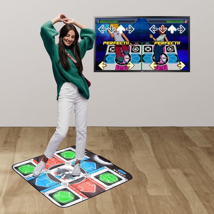 Thumbs Up Mad Monkey Retro Dance Mat i. 10 Songs,9 Stages,10 Characters