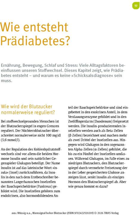 Image du produit Warnsignal hoher Blutzucker