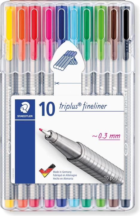 Produktbild Staedtler Triplus 334 (Mehrfarbig, 10 x)