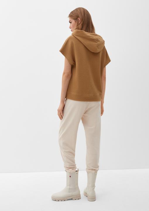 Produktbild s.Oliver Sweatshirt Hoodie mit kurzen Ärmeln (40)