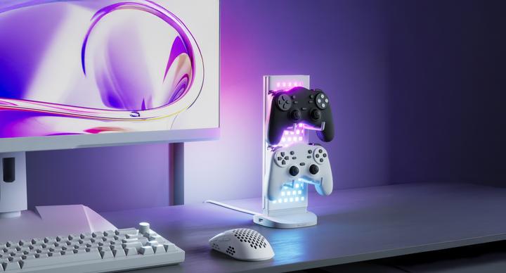 Image du produit Nanoleaf Pegboard Desk Dock weiss