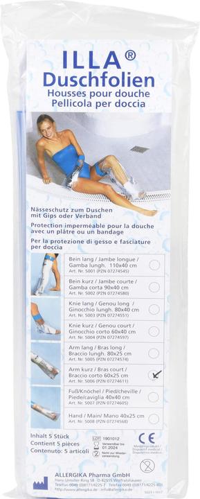 Produktbild Illa Dusch Schutzfolie Arm kurz (Duschen / Baden)