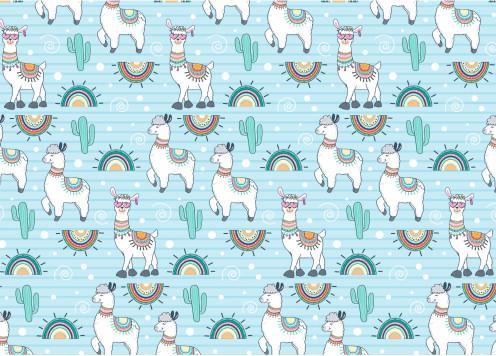 Susy Card Geschenkpapier "Diego blau", auf Rolle (Geschenkpapier, 1 x)