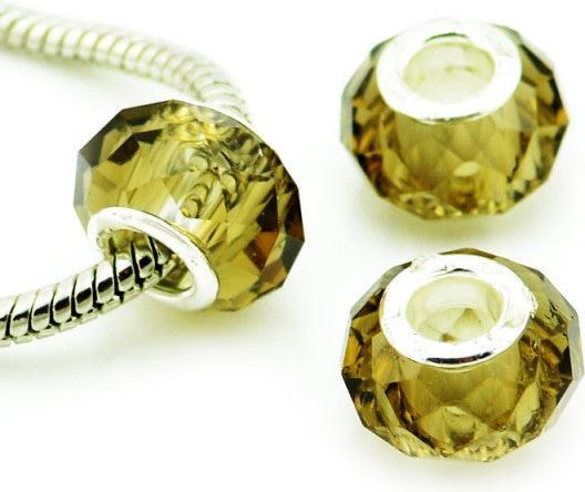 Produktbild Hermex Bead versilbert 925 - Silbrig mokka (Acrylglas, Silber 925)