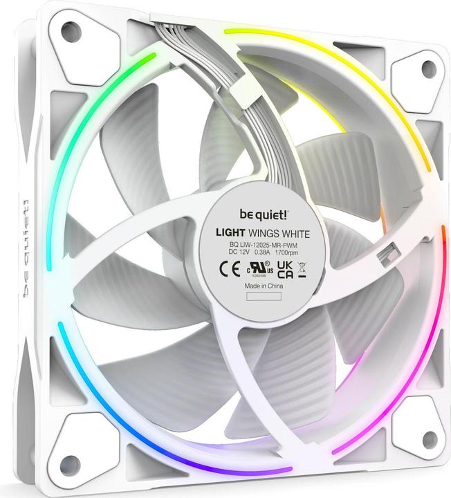 Actual product image be quiet! Light Wings (120 mm, 3 x)