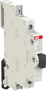 Produktbild ABB Druckknopf schwarz 250V 16A 1S/Ö DPST