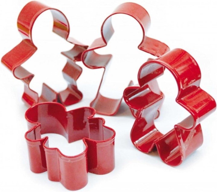 Actual product image ScrapCooking 4 cookie cutters - gingerbread family