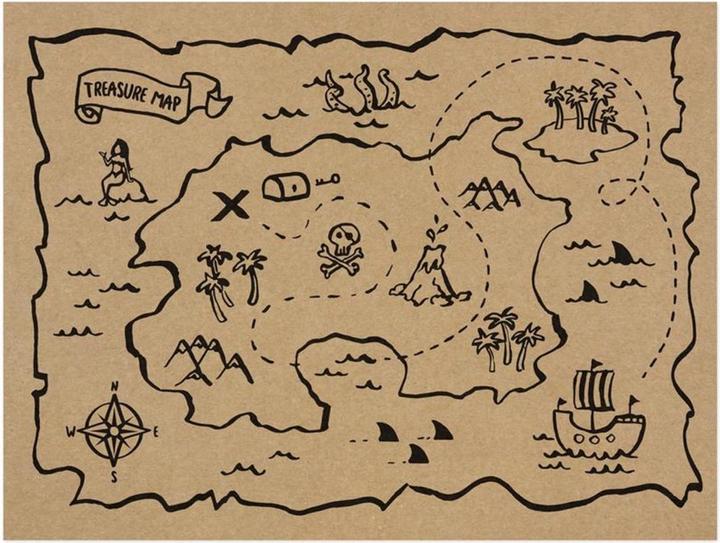 Image du produit Partydeco Pirates (6 pcs, 40 x 30 cm)