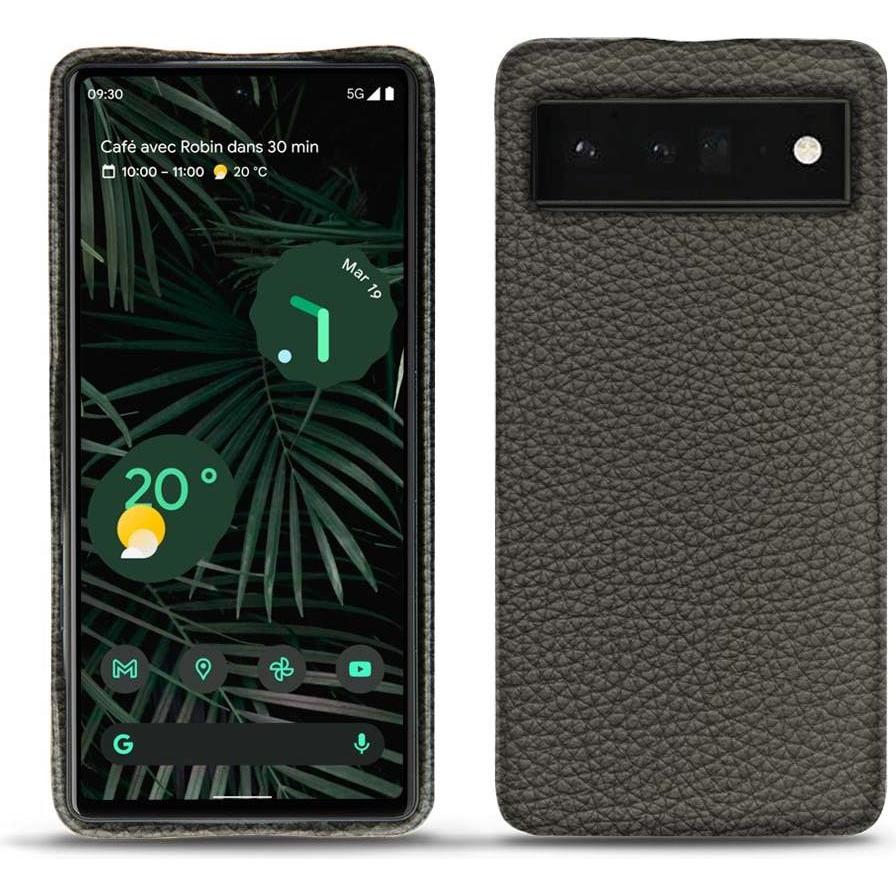 Thumbnail - Noreve Lederschutzhülle (Google Pixel 6 Pro), Smartphone Hülle, Grau