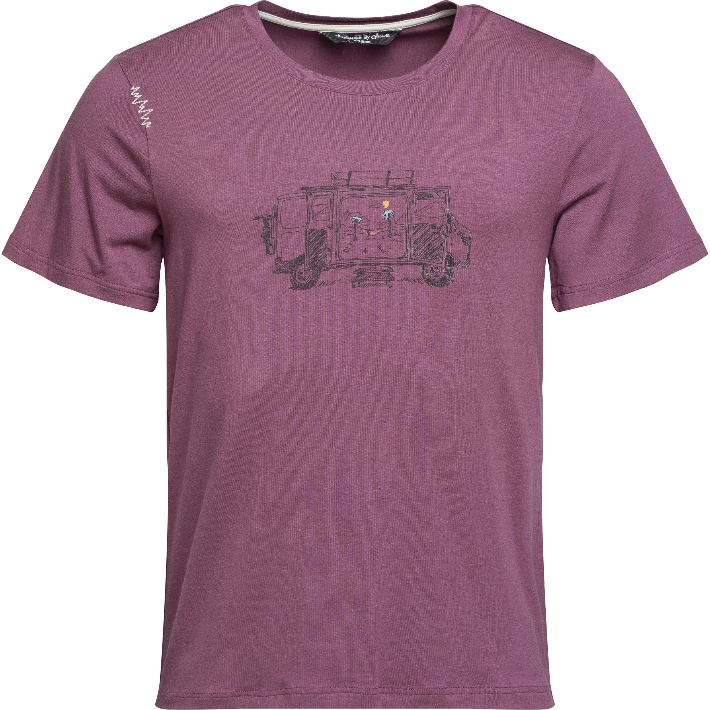 Chillaz, Herren, Shirt, Van Life T-Shirt, Rot, (M)