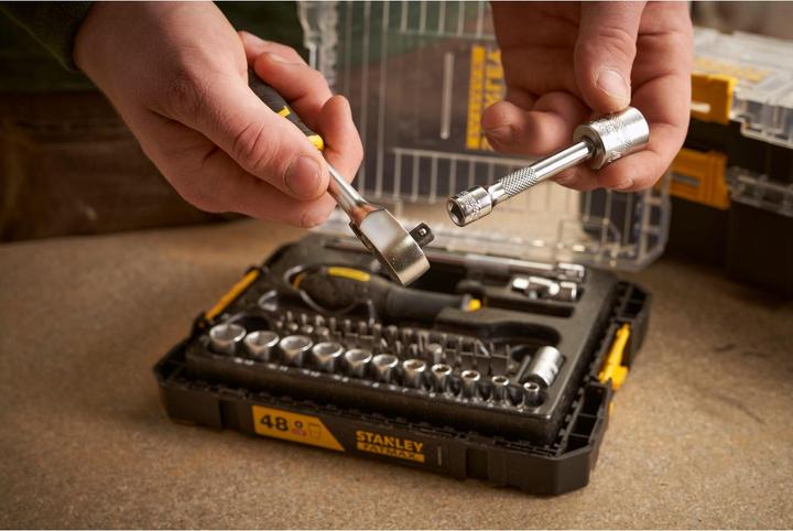 Actual product image Stanley Socket set STAK 1/4, 48 pieces (1/4")