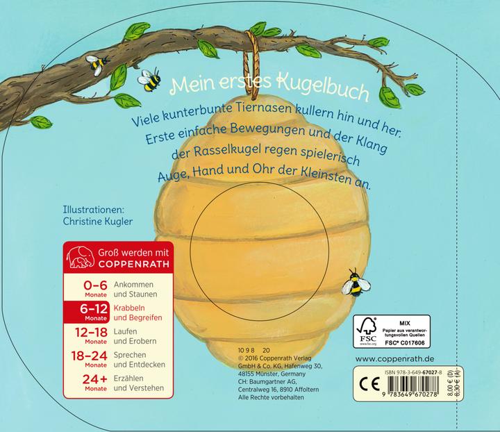Produktbild Mein erstes Kugelbuch: Kleiner Kuller-Bär (Deutsch)