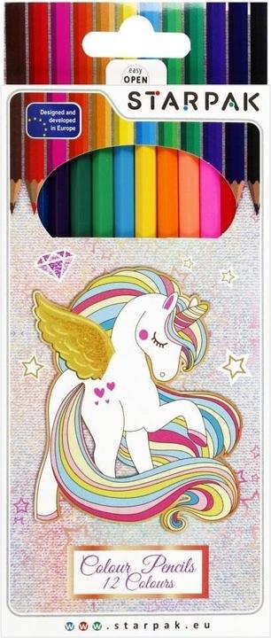 Starpak 12 colors pencil crayons / 180 unicorn pow (12 x)
