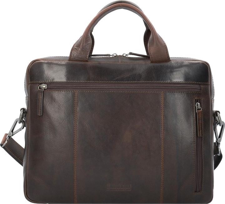 Leonhard Heyden Roma Aktentasche Leder 37 cm Laptopfach (14.17")