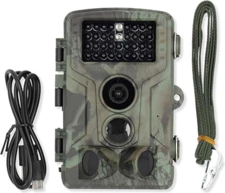 Produktbild Nedis Wildlife Kamera - 4K@10fps - 50 MPixel - 5 MPixel CMOS - IP65 - Schwarz No-Glow IR - Nachtsich