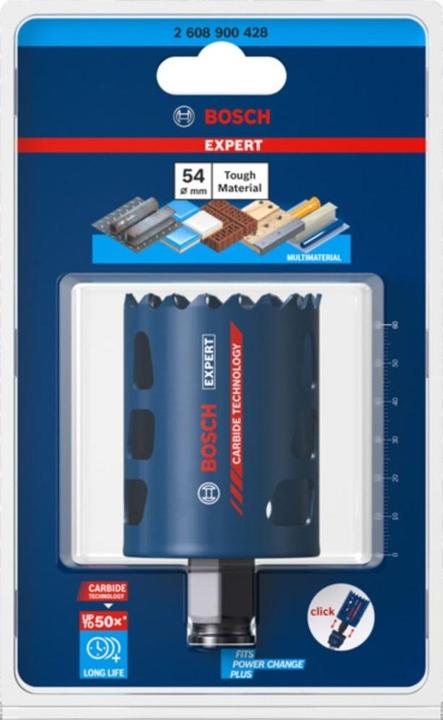 Produktbild Bosch Professional Zubehör EXPERT Tough Material Lochsäge, 54 x 60 mm (54 mm)