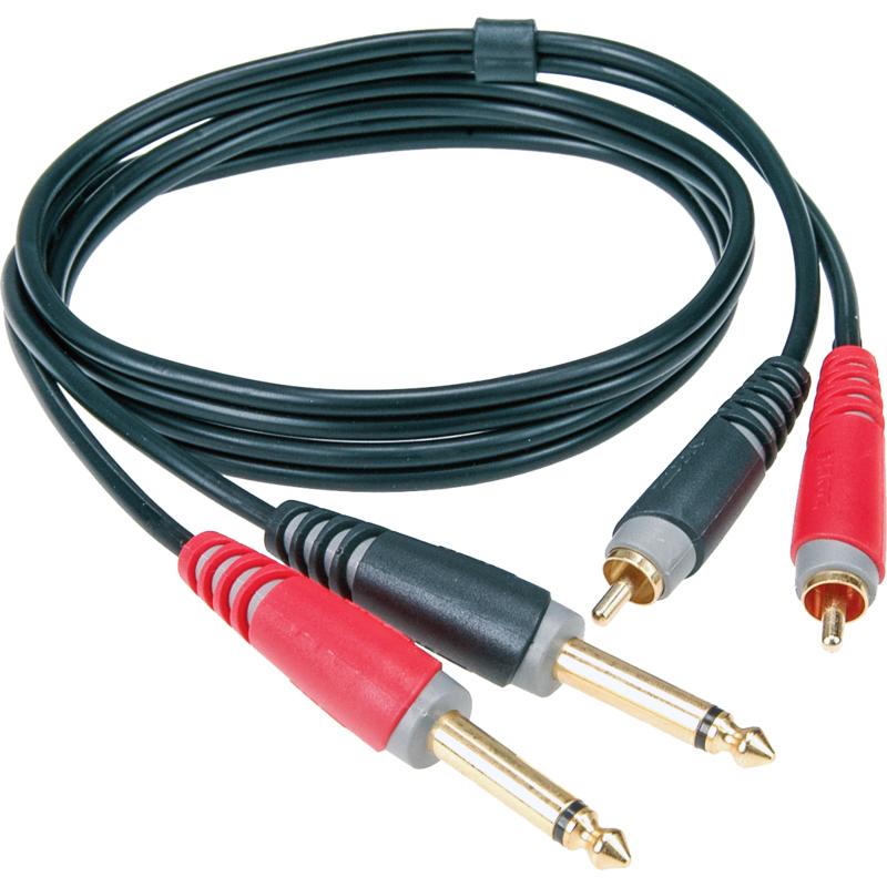 Klotz Kabel AT-CJ0600 Cinch-Klinke 6m (6 m), Audio Kabel