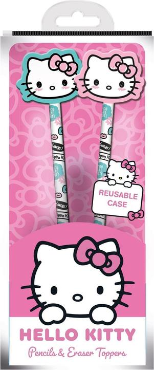 Image du produit Hello Kitty - Crayon à papier et embout (2 x)