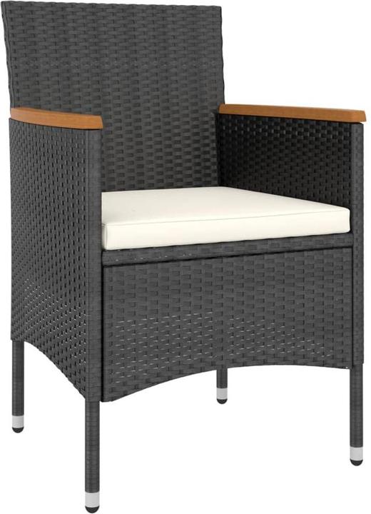 Produktbild vidaXL Gartenstuhl und Hocker