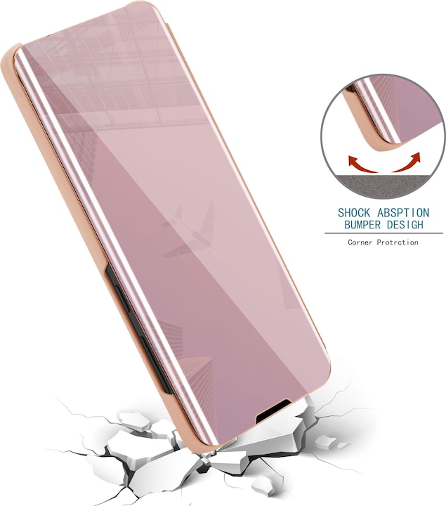 Produktbild Cadorabo Book Smart View Spiegel Cover (Samsung Galaxy A21s)